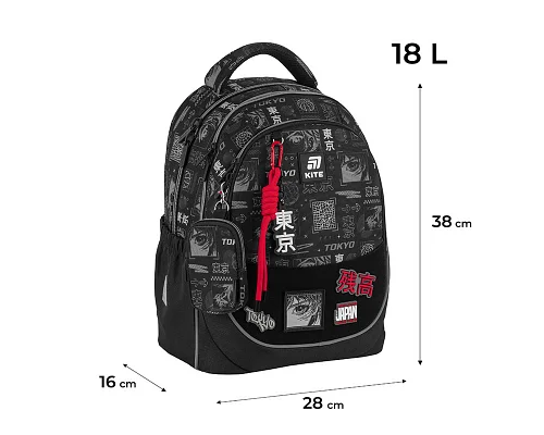 Рюкзак шкільний Kite аніме Tokyo 38 см (K25-700M-3)