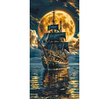 Картина за номерами Корабель у морі 40*80 см Орігамі (LW5108)