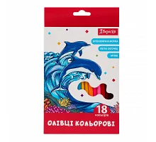 Олівці кольорові 18 кольорів Classic 1 Вересня (290738)