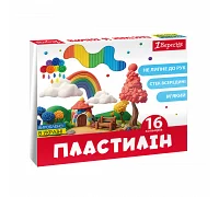 Пластилин Zoo Land 16 цветов 320 г 1 Вересня (540676)