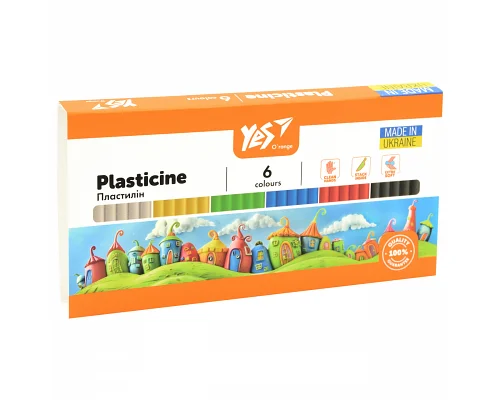 Пластилин Orange Line 6 цветов 120 г YES (540686)