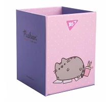 Стакан для письменных принадлежностей Pusheen картон розовый Yes (708333)