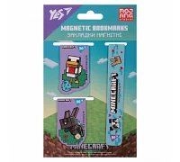 Закладки магнітні Minecraft Girl 3шт. Yes (708344)