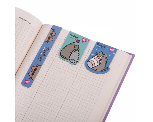 Закладки магнітні Pusheen 3 шт Yes (708348)
