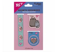 Закладки магнитные Pusheen 3 шт Yes (708349)