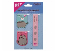 Закладки магнитные Pusheen 3 шт Yes (708350)