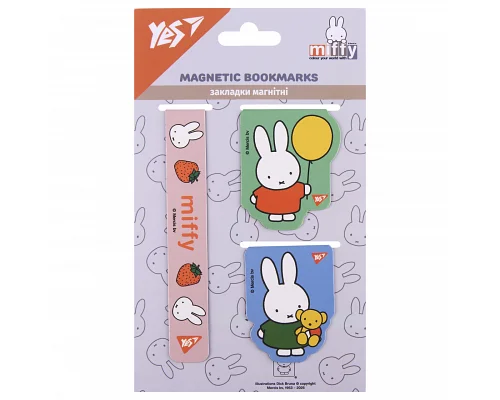 Закладки магнитные Miffy 3 шт Yes (708356)