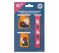 Закладки магнітні Line Friends 3 шт Yes (708357)