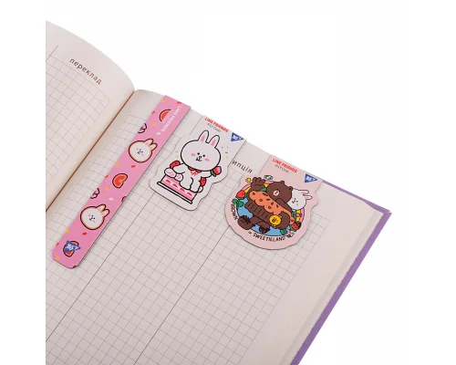 Закладки магнітні Line Friends 3 шт Yes (708358)