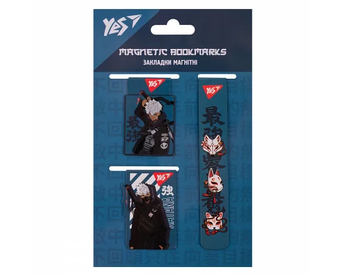 Закладки магнітні Anime 3 шт Yes (708359)