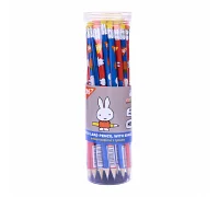 Олівець ч/гр круг. з ласт. Miffy 2 диз. мікс Yes (280688)