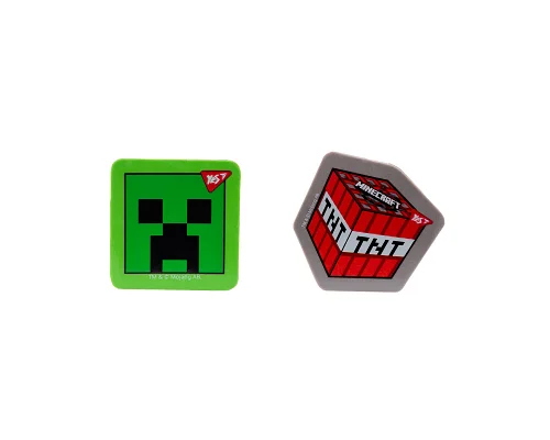 Гумка фігурна Minecraft 2 диз. мікс Yes (560607)