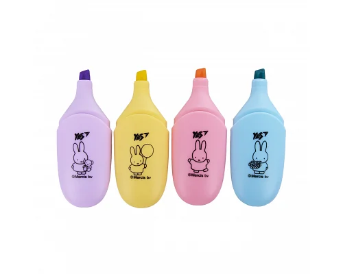 Маркер текстовый Miffy в наборе 4 шт. Yes (391093)