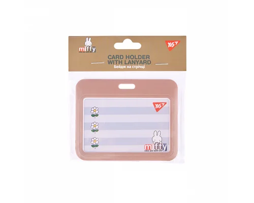 Бейдж на ленте Miffy горизонтальный слайдер Yes (940391)