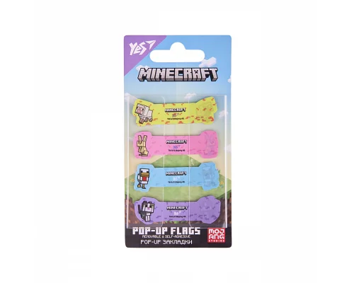 Закладки Pop-up Minecraft Girl пластик 80 шт Yes (170442)