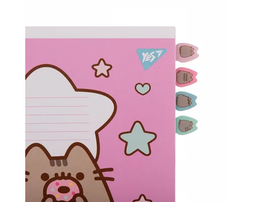 Закладки Pop-up Pusheen пластик 80 шт Yes (170443)