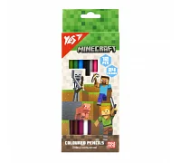 Карандаши цветные 12/24 цв. Minecraft Yes (290763)