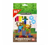 Карандаши цветные 18/36 цв. Minecraft Yes (290768)