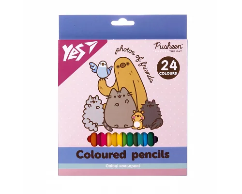 Олівці кольорові 24 кол. Pusheen Yes (290771)