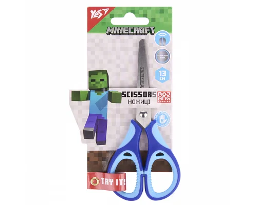 Ножницы Minecraft 13см с резиновыми вставками Yes (480459)