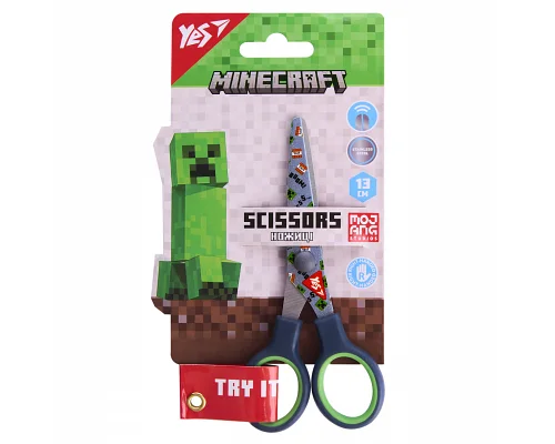 Ножиці Minecraft 13см з принтом на лезі Yes (480470)