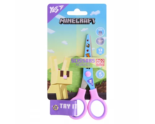 Ножиці Minecraft Girl 13см з принтом на лезі Yes (480471)