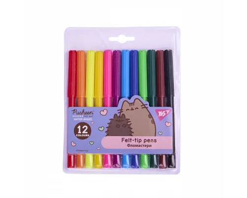 Фломастеры 12 цветов Pusheen Yes (650568)