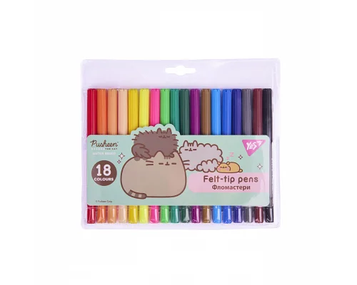 Фломастеры 18 цветов Pusheen Yes (650570)