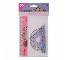 Набор линеек (3 предмета) Pusheen линейка 15 см Yes (370688)