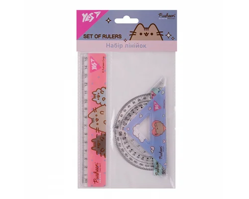 Набор линеек (3 предмета) Pusheen линейка 15 см Yes (370688)