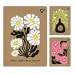 Зошит для записів Flowers 48 А4 аркушів клітинка крафт YES (681997)