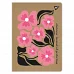 Зошит для записів Flowers 48 А4 аркушів клітинка крафт YES (681997)