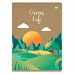 Зошит для записів Green life 48 А4 аркушів клітинка крафт YES (681999)