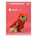 Зошит для записів Animalbook 48 А4 аркушів клітинка YES (682002)