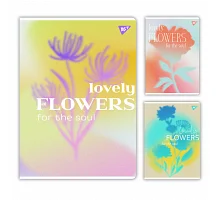 Зошит для записів Lovely flowers 48 А4 аркушів клітинка YES (682012)