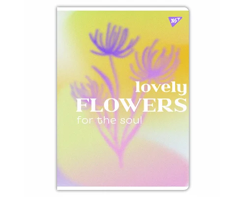 Зошит для записів Lovely flowers 48 А4 аркушів клітинка YES (682012)