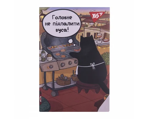 Блокнот А7 Miao life 48 аркушів клітинка YES (152102)