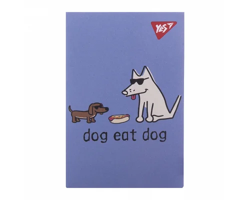 Блокнот А7 Собаче життя 48 аркушів клітинка YES (152104)