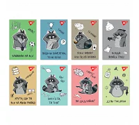 Блокнот А7 Smart raccoon 48 аркушів клітинка YES (152107)