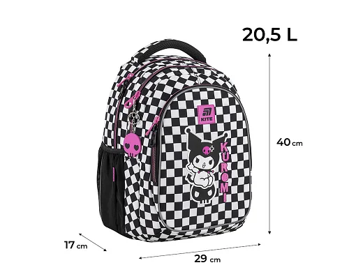 Рюкзак Kite teens котик Kuromi 40 см (HK25-8001M)