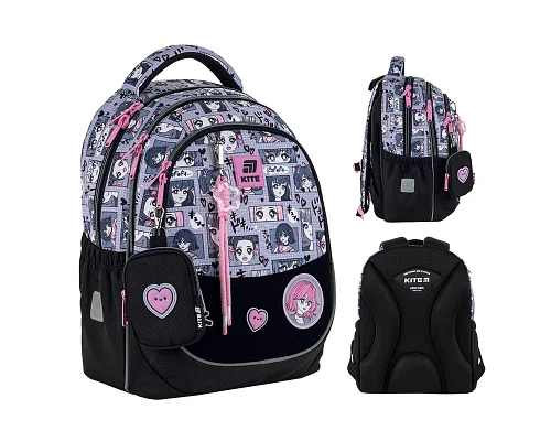 Рюкзак шкільний Kite Anime Girl 38 см (K25-700M-1)