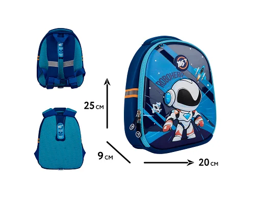 Рюкзак дитячий для садочка Robohero K-33 Yes (550018)