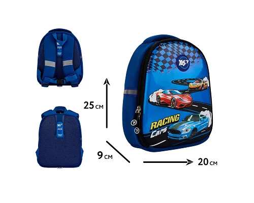 Рюкзак дитячий для садочка Racing Cars K-33 Yes (550020)