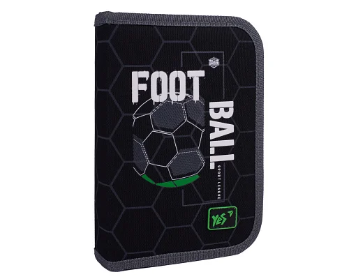 Пенал-книжка твердий одинарний з клапаном HP-03 Football TIme Yes (533663)