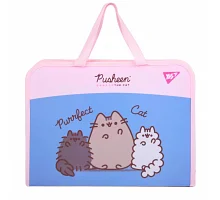 Папка-портфель FC на блискавці з тканинними ручками Pusheen Yes (492317)