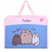 Папка-портфель FC на блискавці з тканинними ручками Pusheen Yes (492317)