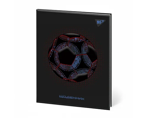 Щоденник шкільний PU твердий Soccer А5 40 аркушів Yes (911608)