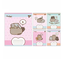 Зошит учнівський шкільний Pusheen Weekend А5 12 аркушів лінія YES (767608)