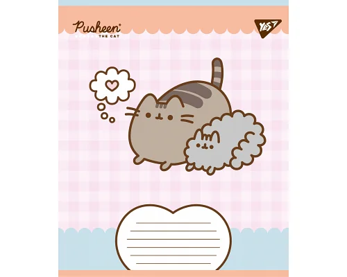Зошит учнівський шкільний Pusheen Weekend А5 18 аркушів лінія YES (767611)
