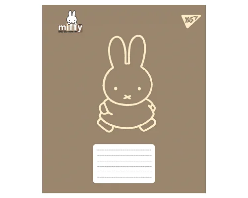 Зошит учнівський шкільний Miffy Bunny А5 18 аркушів клітинка YES (767620)